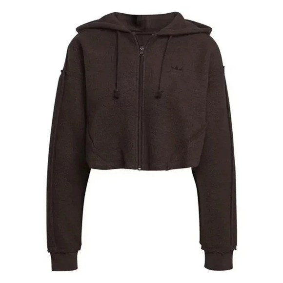 Adidas Originals Corset Style Full Zip Hoodie - Picture 4 of 11